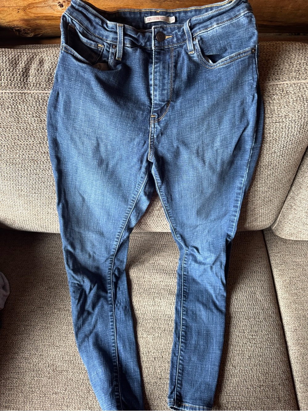 Levi's Women's Skinny Jeans in Blue Denim